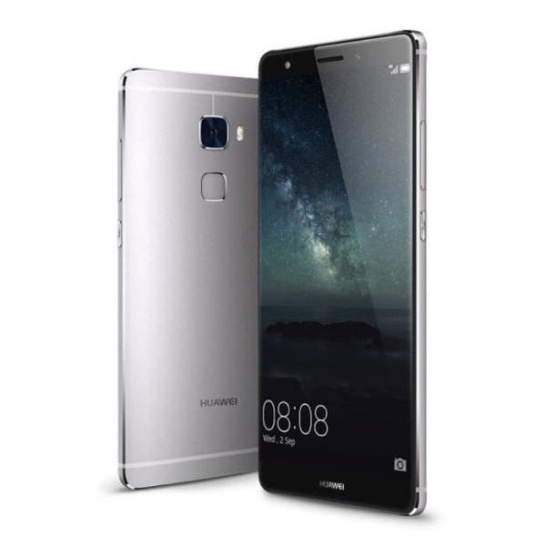 Huawei Mate S Dedikerat svart folioskydd med läderliknande fönster med synliga sömmar från PH26®