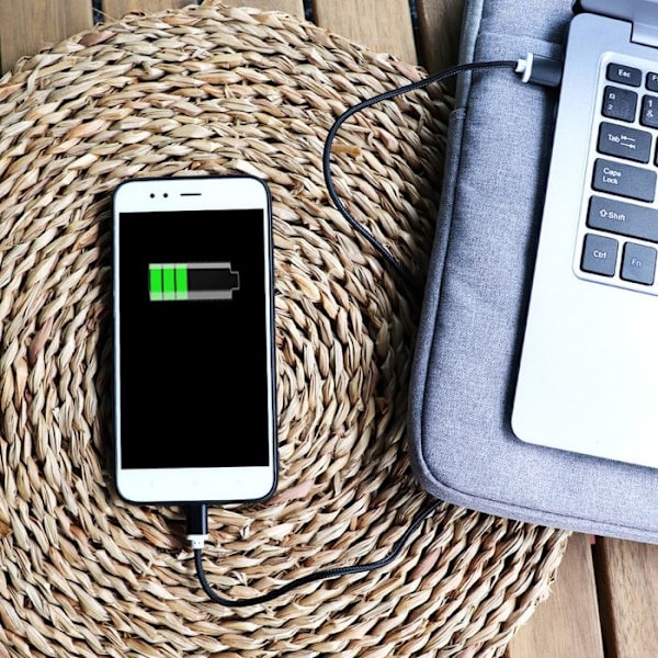 Typ C-kabel för Oukitel WP50 i nylon flätad synkroniserad snabbdataöverföring - ELLER GULD