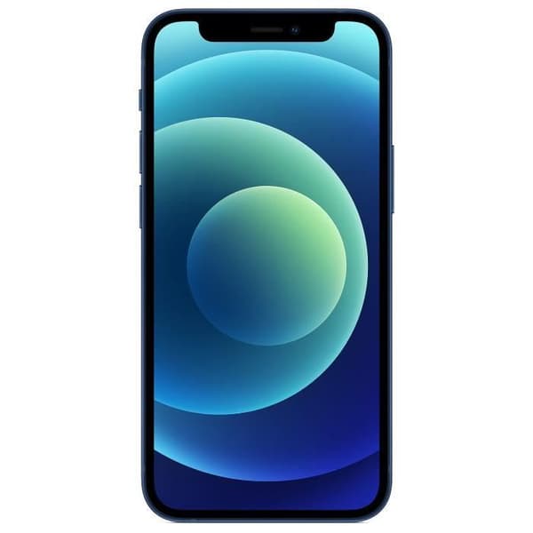 Coque Extra Slim - BLÅ - Iphone 12 mini - Eco Læder - Magnetisk Lukning - Synligt Syning Blå