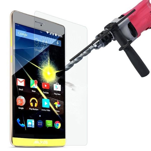Beskyttelsesfilm - Archos - 50 Helium Plus - Tempereret glas - Ridsefrit - 9H