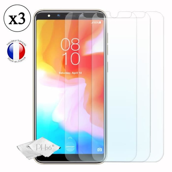 Skärmskyddsfilm - PH26 - Homtom H5 - Härdat glas - Ultra motståndskraftig - Rep-resistant