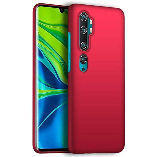 Xiaomi Mi Note 10 -kotelo - Xiaomi Mi Note 10 Pro, punainen erittäin ohut suojakotelo Kovakantinen kotelon suoja Xiaomi Mi:lle