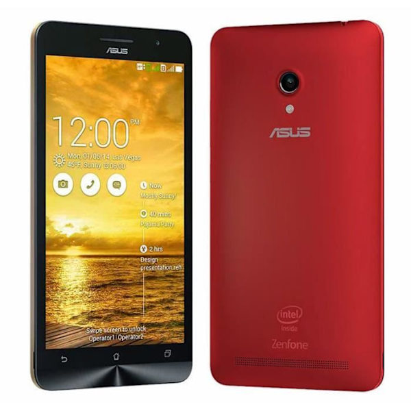 Omistettu kuori - PH26® - Zenfone 6 - Keinonahkaa - Musta - Ikkunallisella folioilla Svart