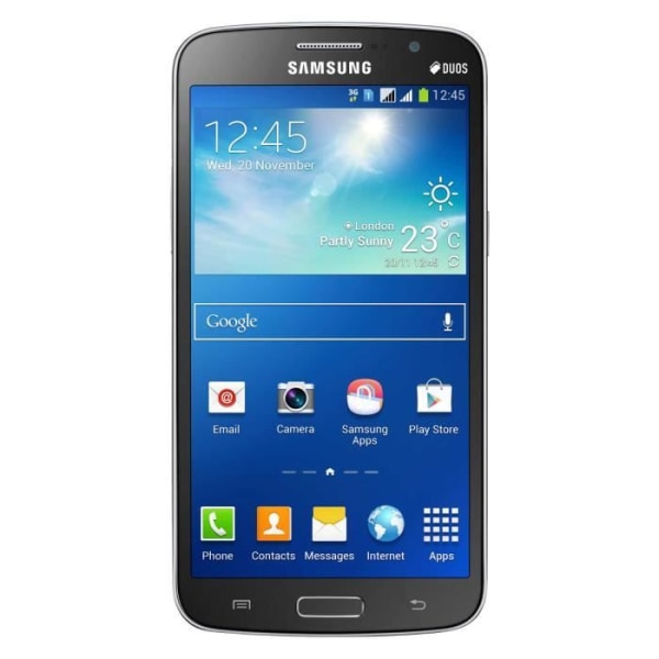 Etui til Samsung Galaxy Grand 2 Extra Slim X2 Windows i kvalitets øko læder med magnetisk lukning og synlige syninger