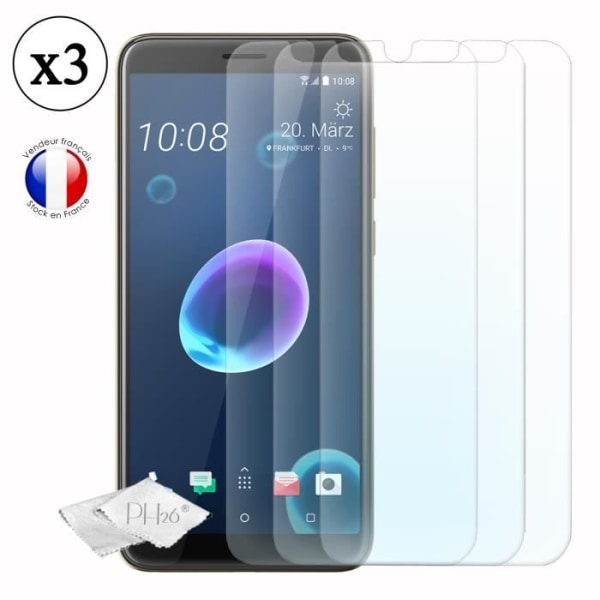 Skärmskydd - PH26 - HTC Desire 12 - Härdat glas - Ultrafint - Rep-resistant