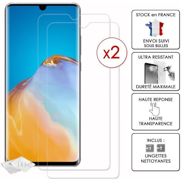 Pakke 2 skærmbeskyttere til Motorola Moto E7i Power i ultra-resistent hærdet glas (maksimal hårdhed)