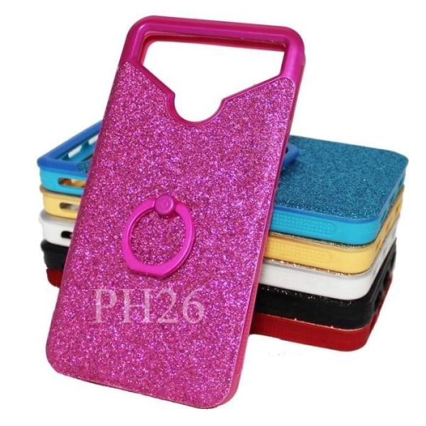 Takakuori - OnePlus - OnePlus 5 - Fuksia - Timanttiesinevaikutus - Iskua vaimentava silikonigeeli Fuschia