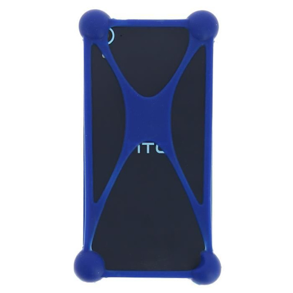 Alcatel A3 stöttåligt blått silikonbumper av hög kvalitet by PH26®