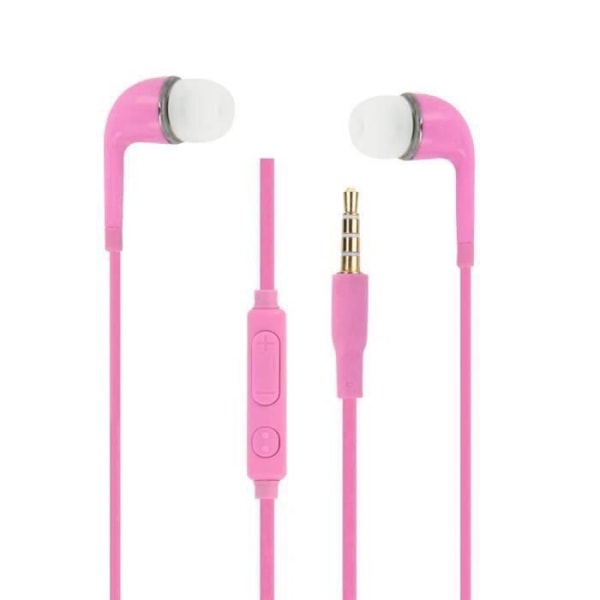Roosa korkea laatu audio -sisäkorvakuulokkeet, ultra-mukavat silikoniset, äänenvoimakkuuden säätö ja mikrofoni Google Pixel 5:lle Rosa