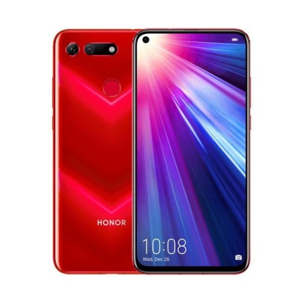 Honor View 20 etui - PH26® - Ekstra slank - Eco Læder - Magnetisk lukning - Sort SVART