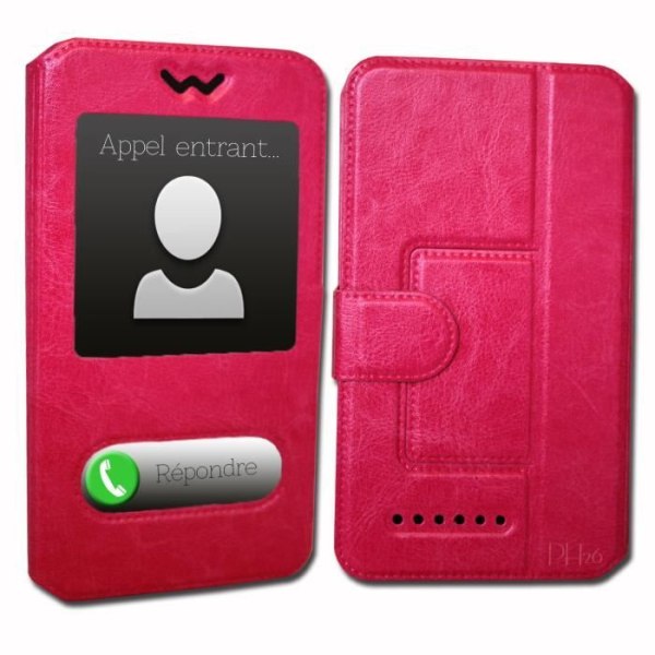 ZTE Blade A506 Quality Fuchsia Folio Case Cover från Ph26®