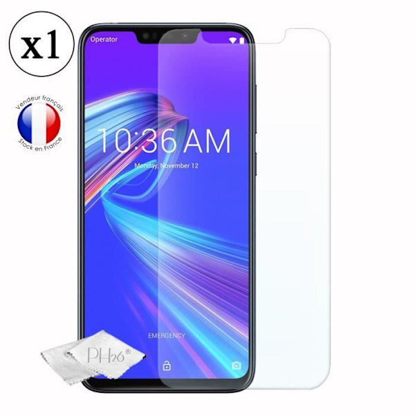 Skärmskydd - PH26® - Asus Zenfone Max (M2) - Härdat glas - Ultra tunt - Rep-resistant