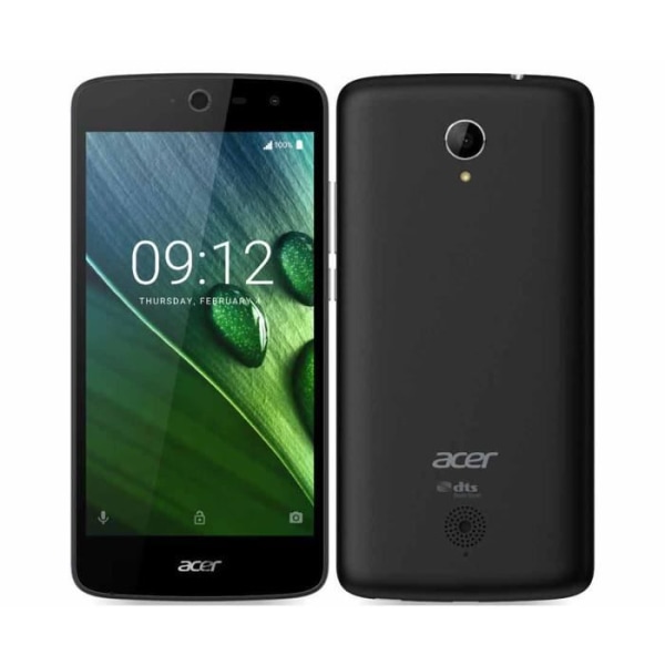 Housse Folio - PH26® - ACER Liquid ZEST - Konstläder - Svart - Magnetisk Svart