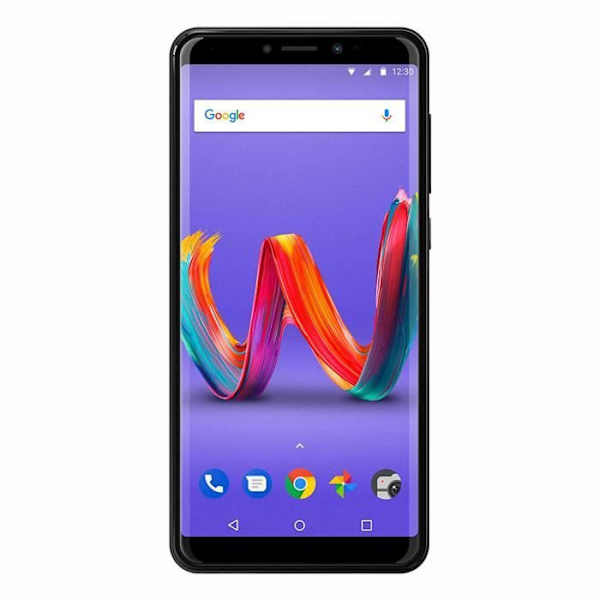 Coque Bumper - Wiko - Harry 2 - Stötbeständig - Silikon - Ultrarapid 2x USB 2,1 A Svart