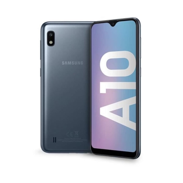 Fodral till Samsung Galaxy A10 - PH26® - Extra Slim - Ekologiskt läder - Magnetisk stängning - Gul GULD