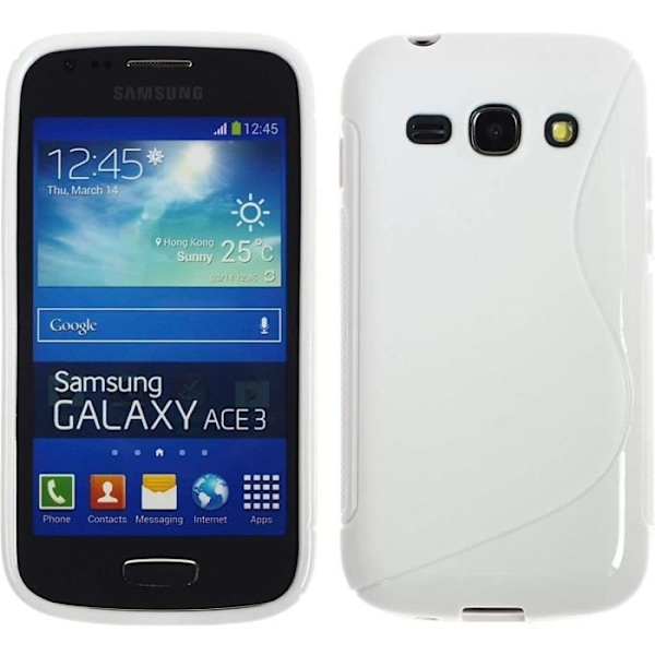 Fodral för Samsung Galaxy Ace 3 - PH26® - Extra Slankt - Ekologiskt Läder - Magnetisk Stängning - Blå
