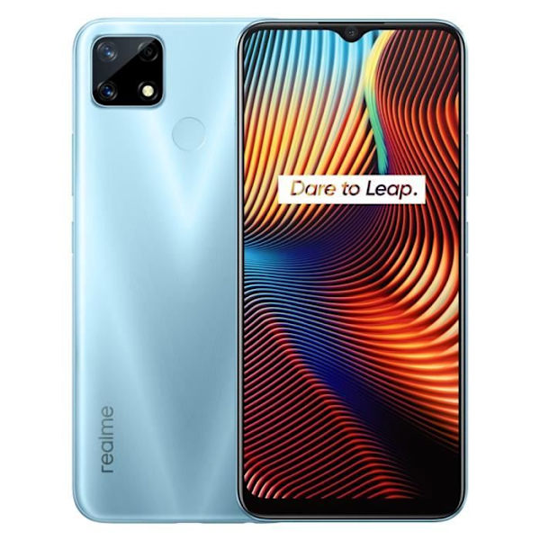 Pakke 3 skærmbeskyttere til Realme 7i Helio G85 i ultra-resistent hærdet glas (maksimal hårdhed) Vit