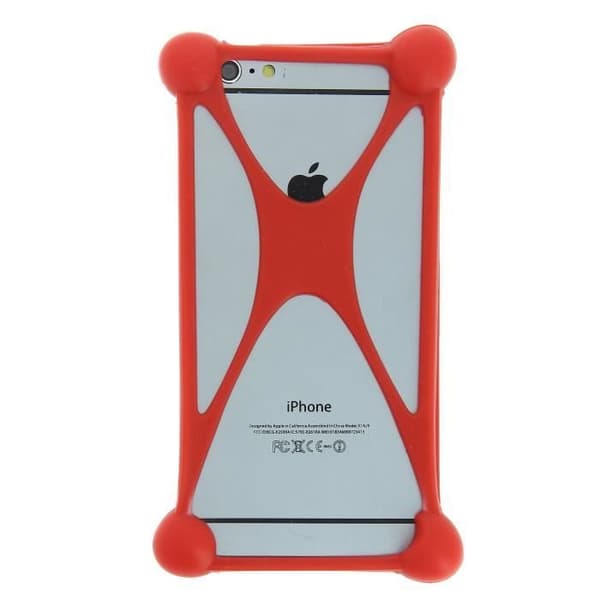 Bumper - PH26® - Nokia 225 - Stötsäker - Silikon - Ergonomisk design - Röd Röd