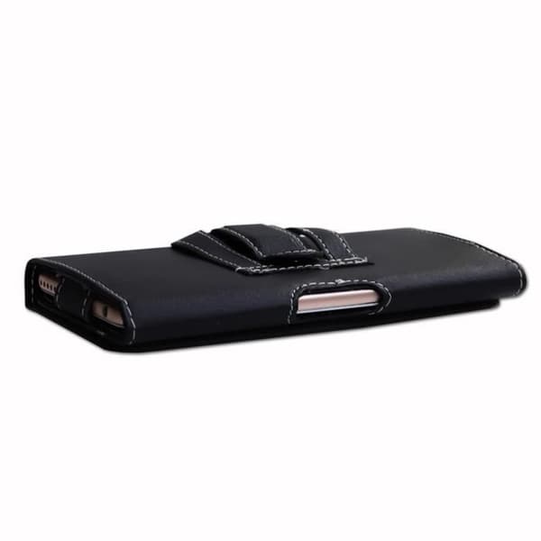Etui poche - PH26® - Huawei Honor 20S - Sort læder - Magnetisk lukning - Bælteklips Svart