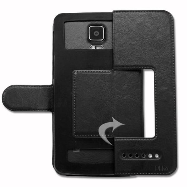 Fodral - Oppo - A93 5G - Syntetiskt läder - Extra slim - Magnetisk stängning Svart