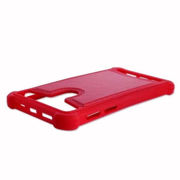 Bakcover - Samsung - Galaxy M21s - Lädereffekt - Stötabsorberande - Silikon gel Röd