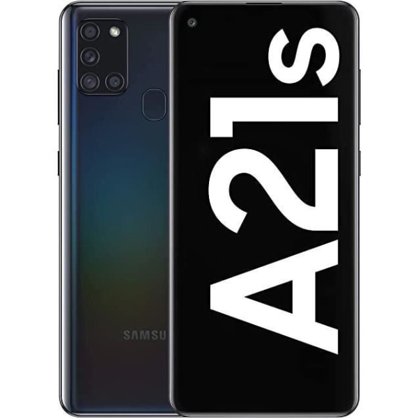 Suojakuori Samsung Galaxy A21S Extra Slim -puhelimelle laadukasta ekonahkaa - SININEN Blå