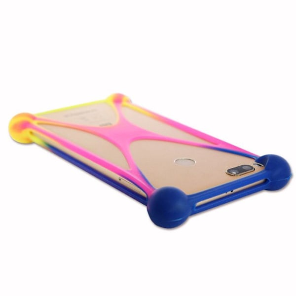 Stötsäker Bumper Case för Wiko Hi Enjoy 70 5G Super Silicon Bumper Quality för Wiko Hi Enjoy 70 5G - MULTICOLOR