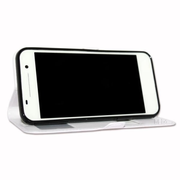 Housse Folio - PH26® - Samsung Galaxy S4 I9500 - Syntetiskt läder - Magnetisk - Vit Vit