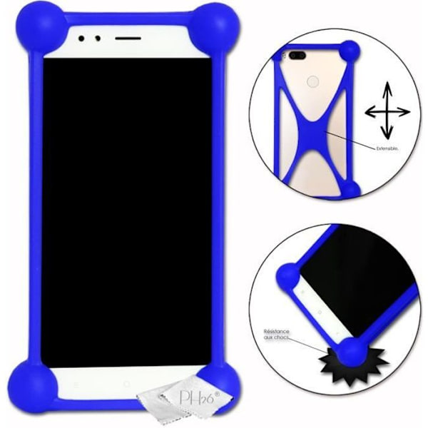 Stødsikker Bumper Case til Samsung Galaxy M13 Super Silicon Bumper Quality til Samsung Galaxy M13 - BLÅ Blå