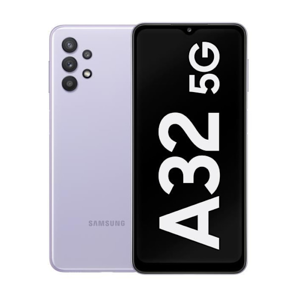 Pakke 2 skærmbeskyttere til Samsung Galaxy A32 5G i ultra-resistent hærdet glas (maksimal hårdhed) Vit