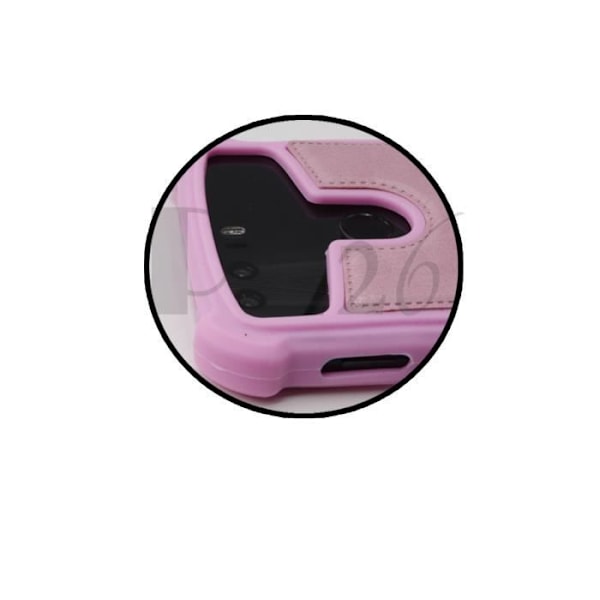 Bakskydd - PH26® - Doogee X6 - Rosa läder - Silikon gel - Stötsäker Rosa