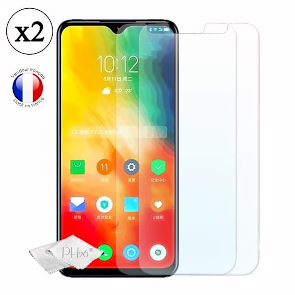 Beskyttelsesfilm - Lenovo - K6 enjoy - Tempered glas - Ultra tynd - Anti-ridser - 2 stk.