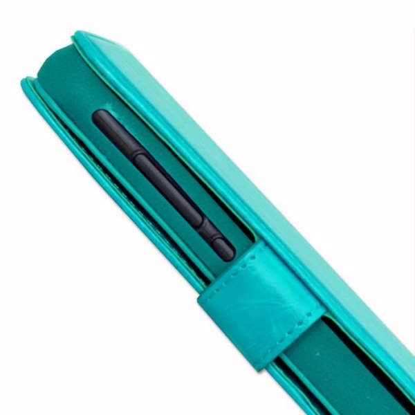 Etui flipcover - Realme - X50t 5G - Ekologisk läder - Magnetlås - Korthållare Blå