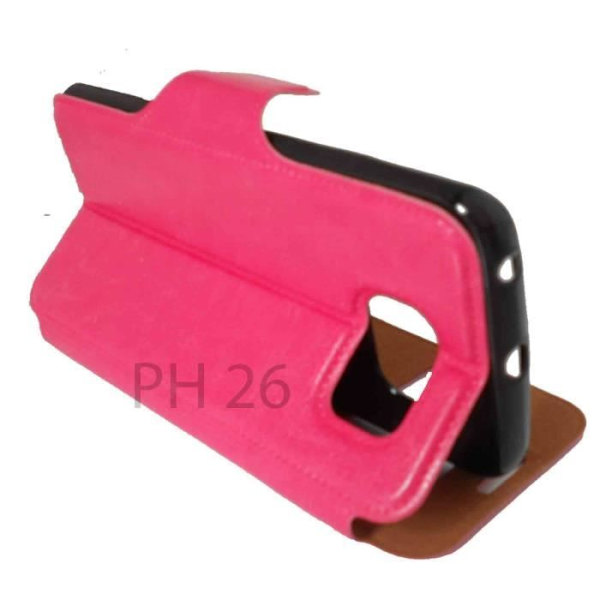 Folio cover case - HTC - Desire 610 - Kunstlæder - Lyserød - Vintage Rosa