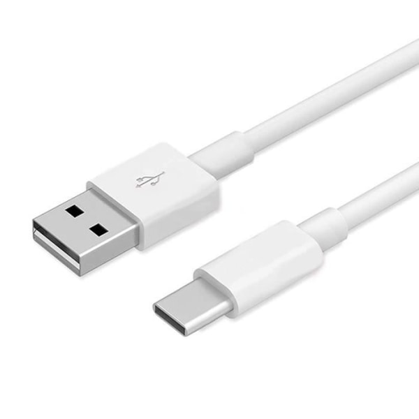 USB Type C -kaapeli Motorola Moto G Stylus 5G 2023 -puhelimelle - nopea lataus ja synkronointi tiedonsiirto - 2 metrin kaapeli Vit