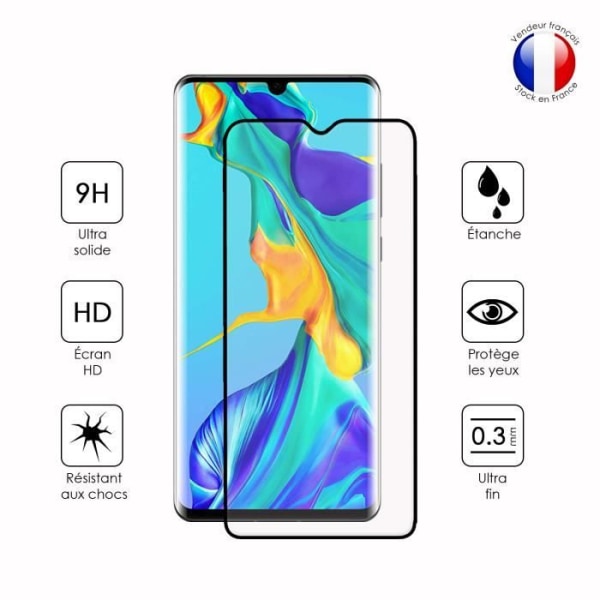 Pack 3 FULL suojakalvoa Huawei P30 Prolle erittäin kestävässä karkaistussa lasissa (maksimikovuus) Vit