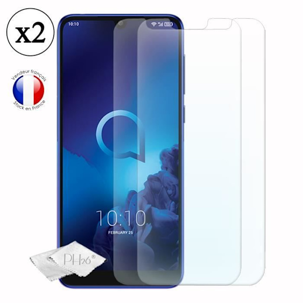 Skärmskydd - PH26 - Alcatel 3 (2019) - Härdat glas - Ultragagnit - Rep-resistant