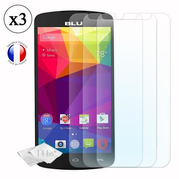 Suojakalvo - PH26® - Blu studio x8 HD 2019 - Karkaistu lasi - Erittäin ohut - Naarmunkestävä