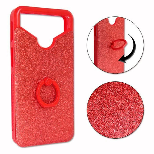 Bakstycke - Altice - S32 - Gel silikon - Diamant strass effekt - Selfie ring