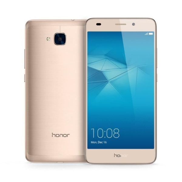 Coque - PH26® - Honor 5C - Extra Slim - Ekologiskt Läder - Magnetisk Stängning RÖD