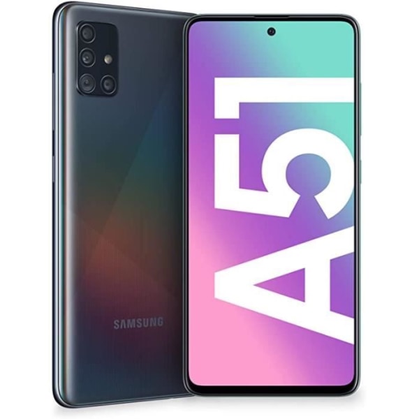 Samsung Galaxy A51 - KUVA - Extra Slim - Keinonahkaa - Puolijäykkä - Magneettinen Röd