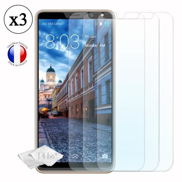 Skyddande film - Gooweel - M5 plus - Härdat glas - Ultra hållbar - 3-pack filmer