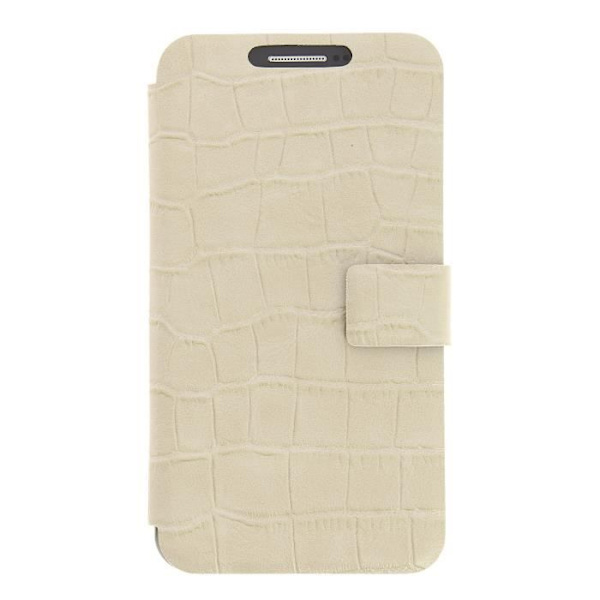 LG L BELLO laadukas beige krokotiilityylinen PU-nahkainen lompakkokotelo PH26®:lta