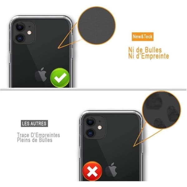 Coque 360 Grader - LittleMonkey - iPhone 11 - Helskydd - Stötskydd - Transparent Transparent