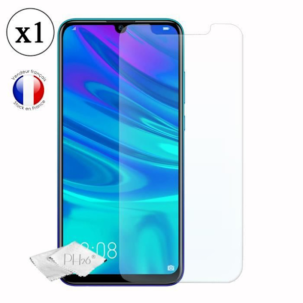 Huawei nova lite 3 läpinäkyvä karkaistu lasi näytönsuojakalvo, erittäin kestävä, erittäin ohut, jälkiä estävä, asennus
