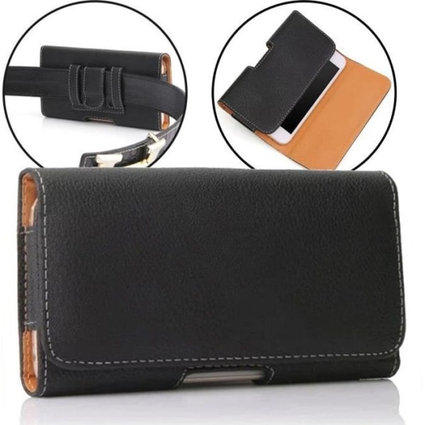 Fodral Xiaomi Redmi Note 7/ Note 7 Pro/ Xiaomi Mi 9 /Redmi 7 Fodral Cover Bältesklämma högkvalitativt PU-läder -B7