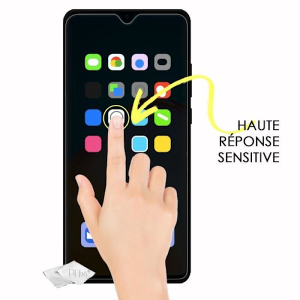Pakke 2 skærmbeskyttere til Xiaomi Redmi 9T i ultra-resistent hærdet glas (maksimal hårdhed)