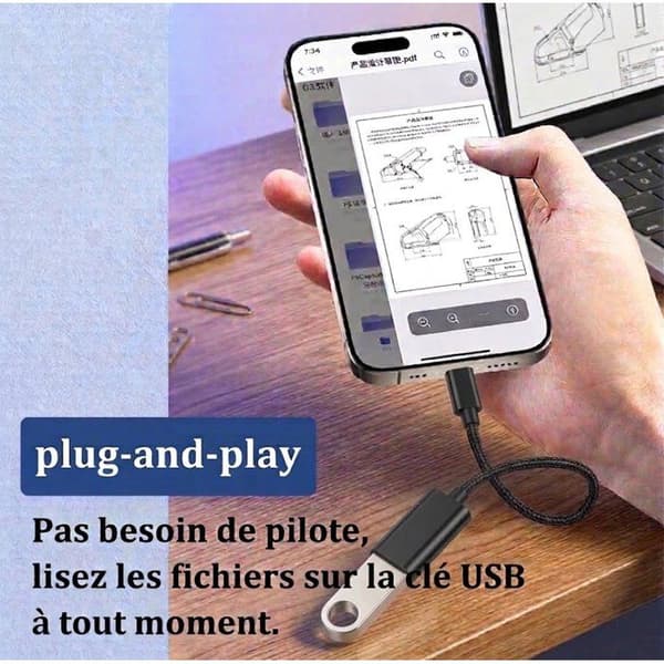 PH26® USB-C til Jack 3,5mm Audio AUX Adapter Kompatibel med Honor 200