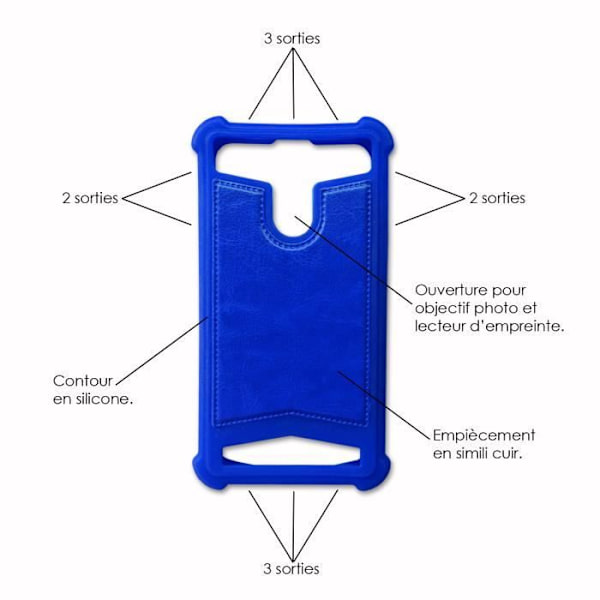 Super Pack Huawei Mate 20 Lite Leather -tyyliselle takakuorelle + 2 erittäin kestävää ja läpinäkyvää suojakalvoa karkaistua lasia -