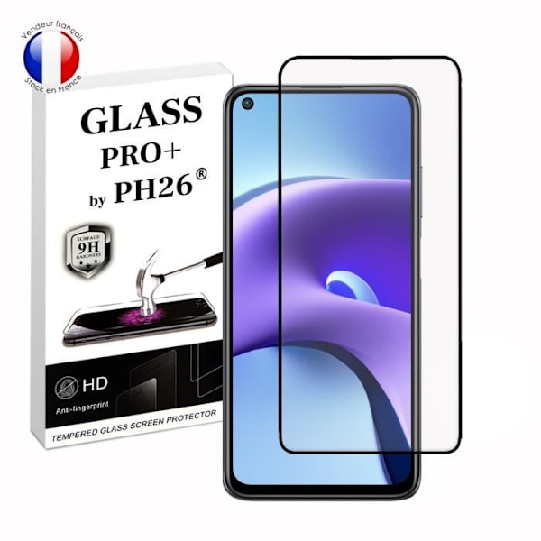 FULL skyddsfilm för Xiaomi Redmi Note 9T i ultrabeständigt härdat glas (maximal hårdhet) Vit